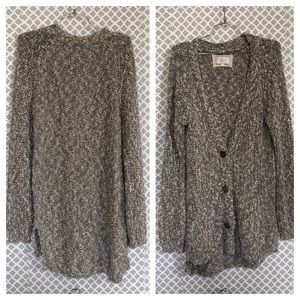 Angel of the North button down cardigan sweater